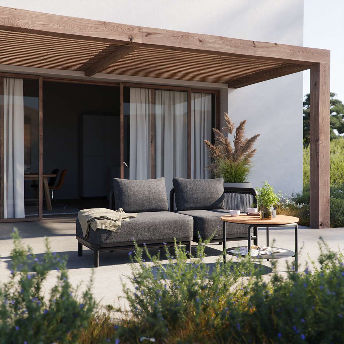 Patio Coffee Table - Ø70 - Billede 7