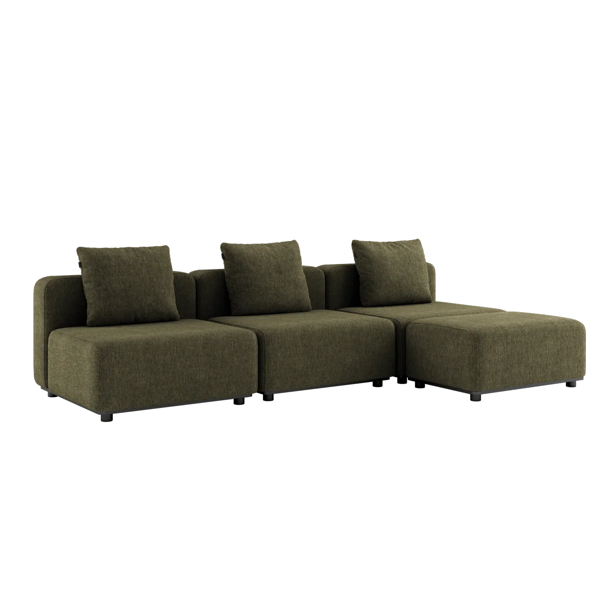 Cobana Lounge Sofa Winter Cover - 3 modules + pouf - Billede 3