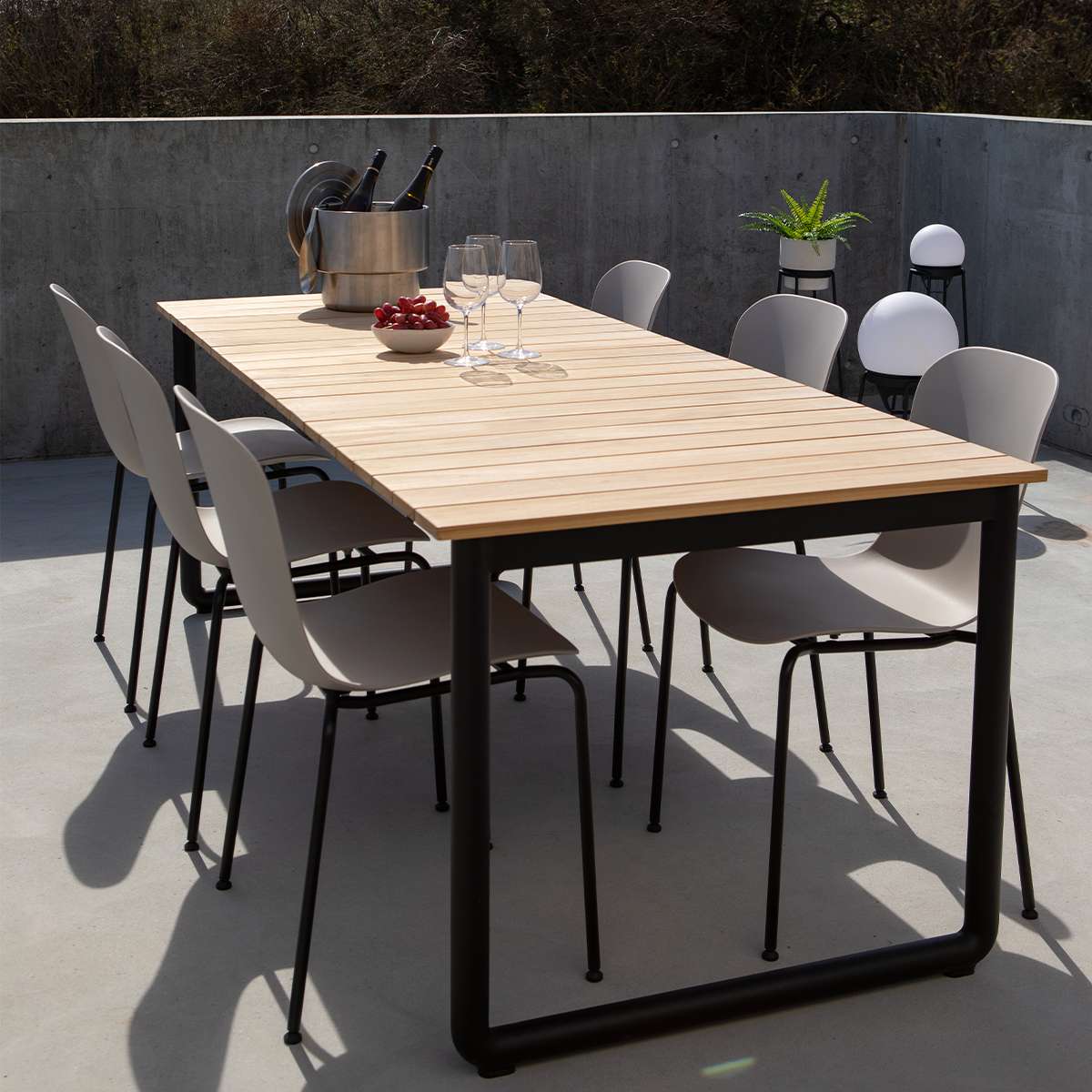 Patio Dining Table - 210x90 - Billede 7